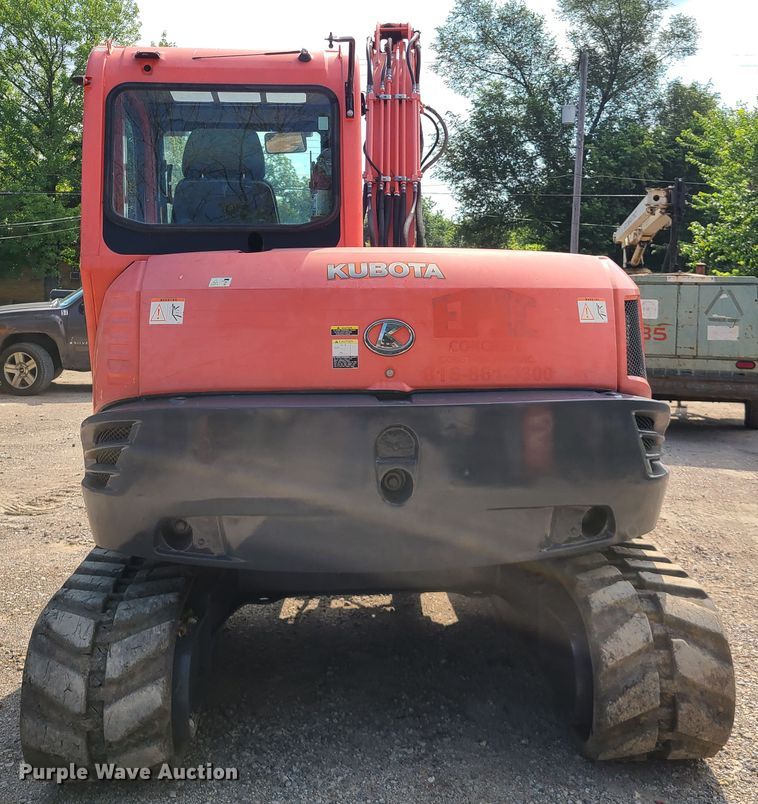 image for item IC9852 2011 Kubota KX080-3  mini excavator