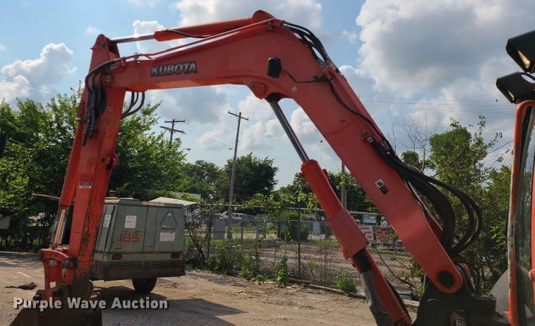 image for item IC9852 2011 Kubota KX080-3  mini excavator