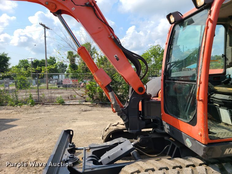 image for item IC9852 2011 Kubota KX080-3  mini excavator