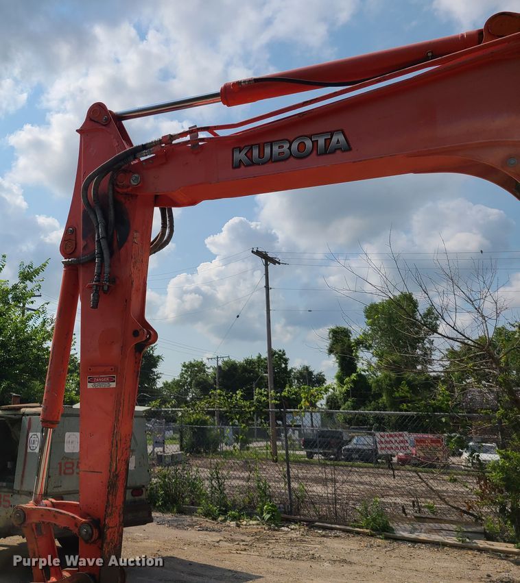 image for item IC9852 2011 Kubota KX080-3  mini excavator