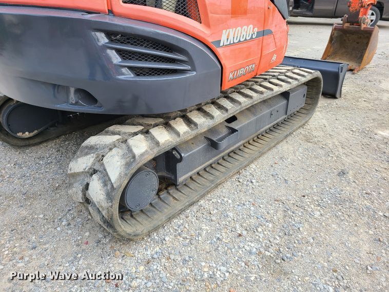 image for item IC9852 2011 Kubota KX080-3  mini excavator