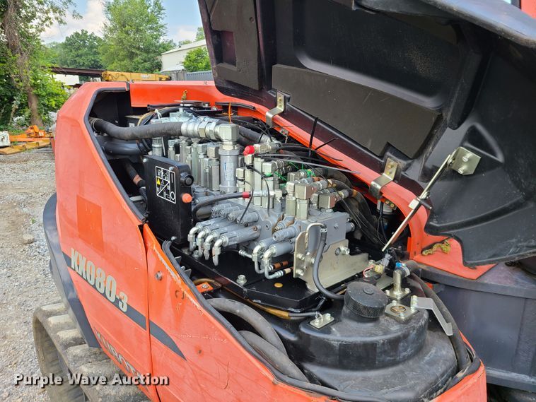 image for item IC9852 2011 Kubota KX080-3  mini excavator