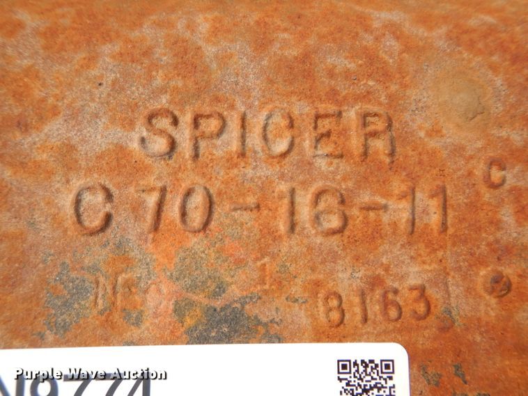 image for item IN9774 Spicer 1241-D  transmission