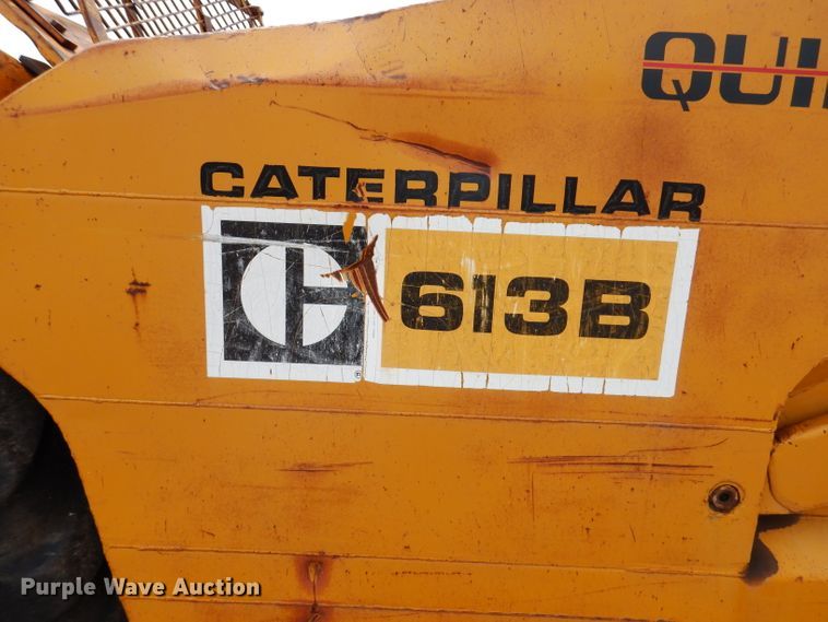 image for item IQ9745 1972 Caterpillar 613B  elevating scraper