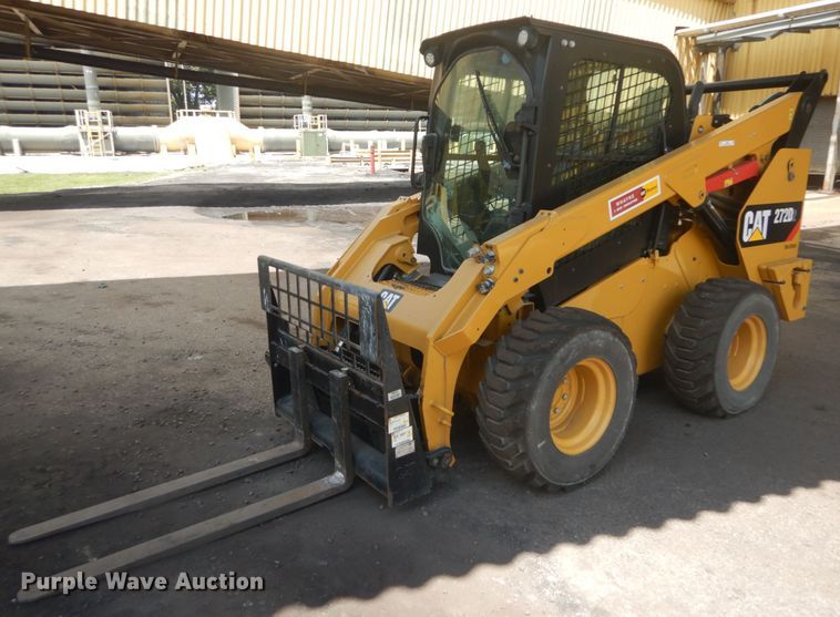 image for item JI9548 2018 Caterpillar 272D2  skid steer loader