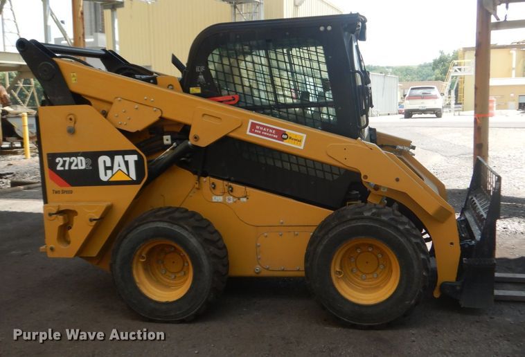 image for item JI9548 2018 Caterpillar 272D2  skid steer loader