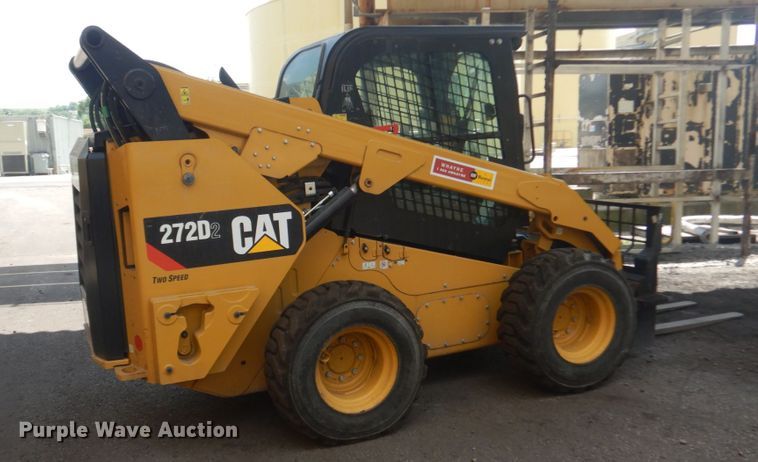 image for item JI9548 2018 Caterpillar 272D2  skid steer loader