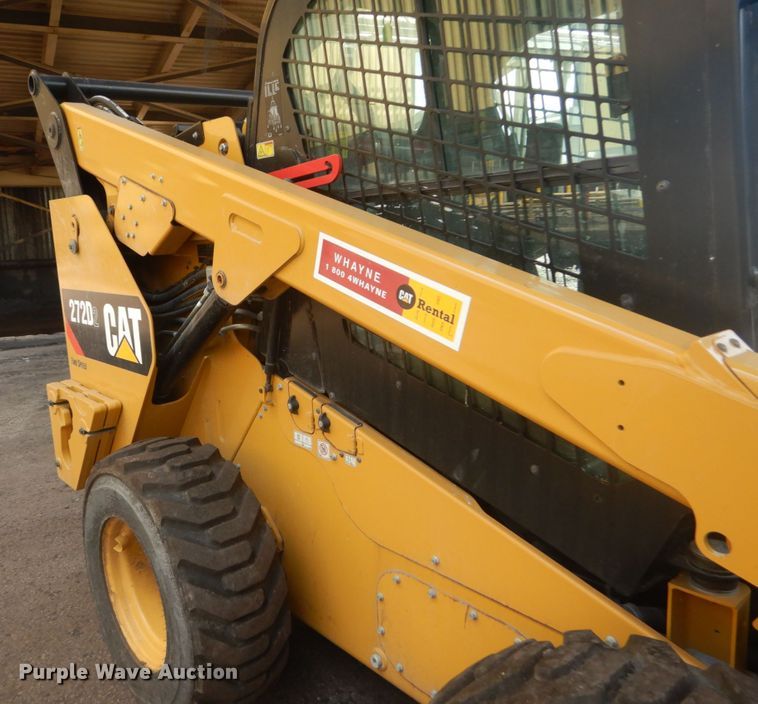 image for item JI9548 2018 Caterpillar 272D2  skid steer loader