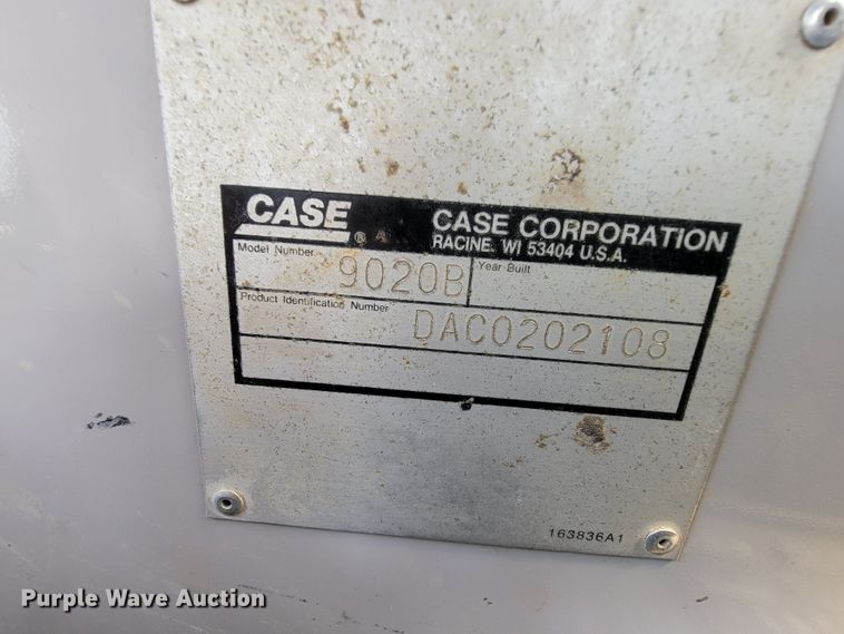 image for item KD9394 1997 Case 9020B  excavator