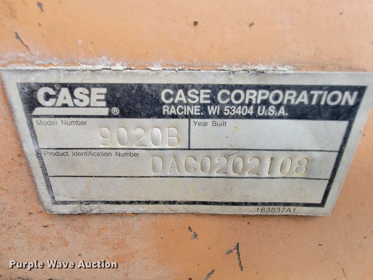 image for item KD9394 1997 Case 9020B  excavator