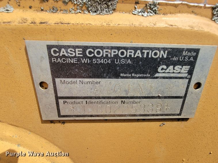 image for item KD9395 1997 Case 570XLT  landscape tractor