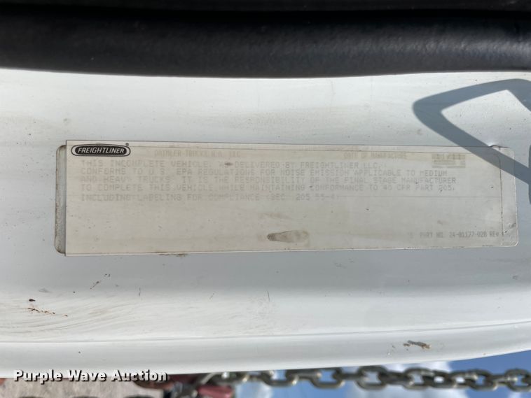 image for item KK9634 2012 Freightliner 114SD  crane truck