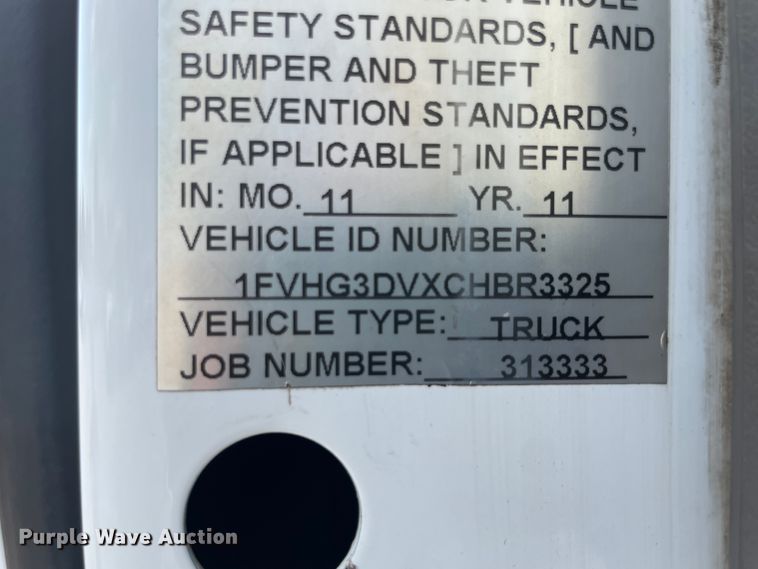 image for item KK9634 2012 Freightliner 114SD  crane truck