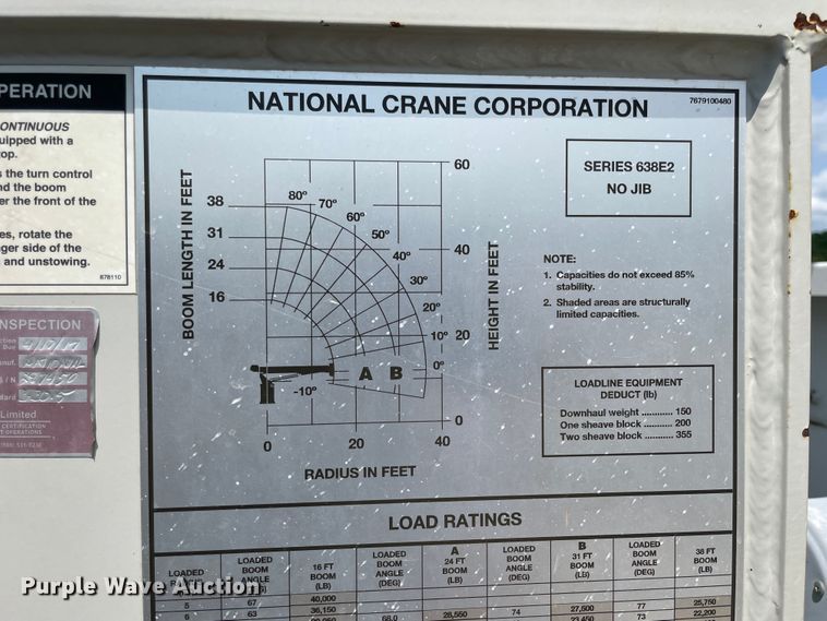 image for item KK9634 2012 Freightliner 114SD  crane truck