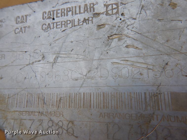 image for item KU9421 2001 Caterpillar 963C  track loader