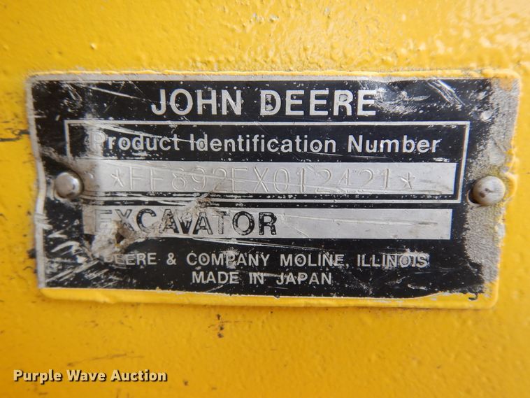 image for item KU9422 1997 John Deere 892E  excavator
