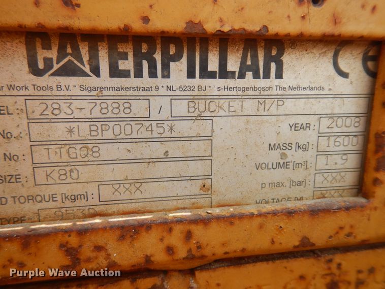 image for item KU9426 2006 Caterpillar  94" W 4-in-1 bucket