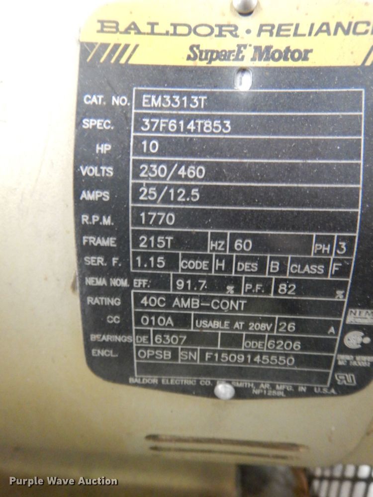 image for item KW9890 Gardner Denver  air compressor