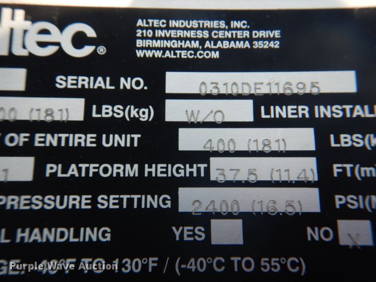 image for item KW9891 2009 Chevrolet C5500  bucket truck