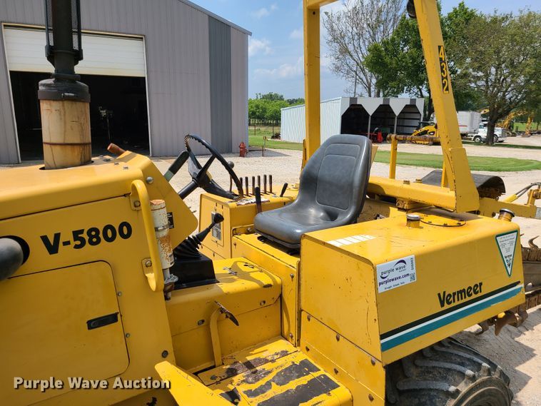 image for item DI6003 1997 Vermeer V5800  trencher