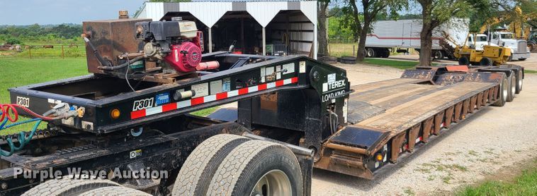 image for item DI6007 2009 Terex Load King 553SS  lowboy equipment trailer