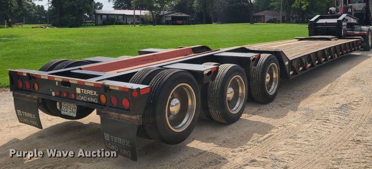 image for item DI6007 2009 Terex Load King 553SS  lowboy equipment trailer