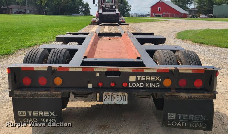 image for item DI6007 2009 Terex Load King 553SS  lowboy equipment trailer