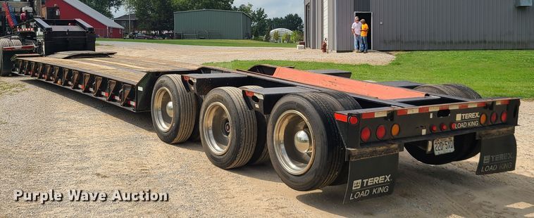 image for item DI6007 2009 Terex Load King 553SS  lowboy equipment trailer