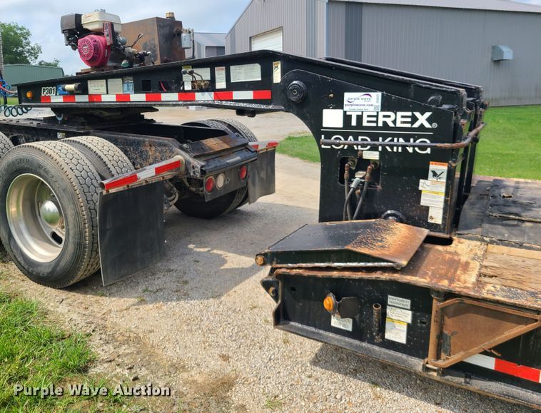image for item DI6007 2009 Terex Load King 553SS  lowboy equipment trailer