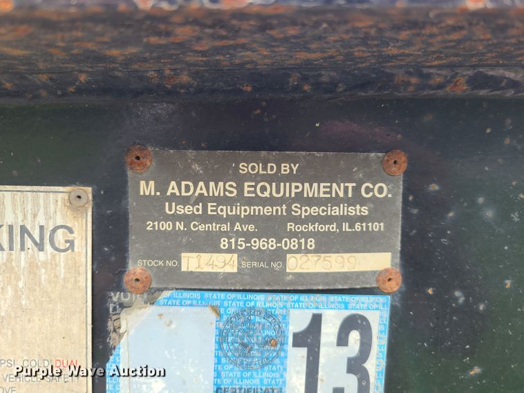 image for item DI6007 2009 Terex Load King 553SS  lowboy equipment trailer