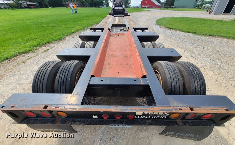 image for item DI6007 2009 Terex Load King 553SS  lowboy equipment trailer