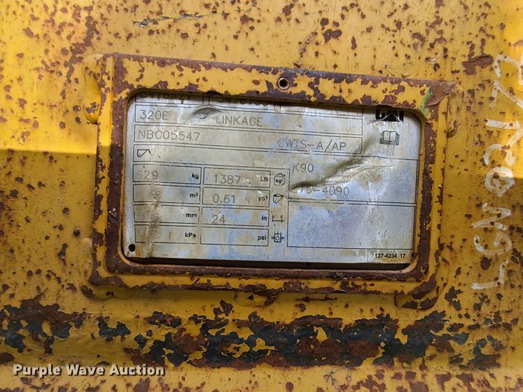 image for item DI6031 Caterpillar 320E  22" W bucket