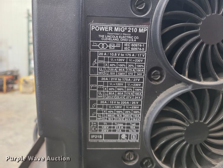 image for item DI6052 Lincoln 210MP Power Mig  welder