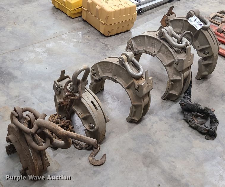 image for item DI6065 (5) crescent pipe lifting tongs