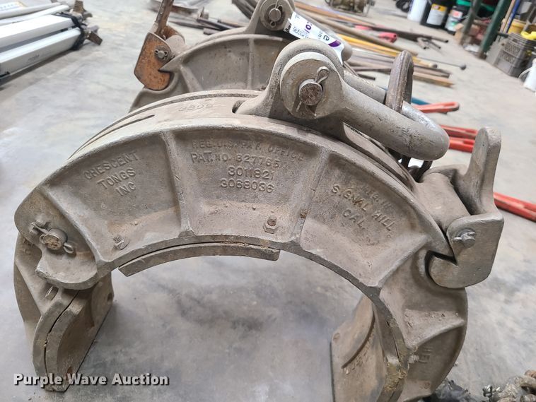 image for item DI6065 (5) crescent pipe lifting tongs