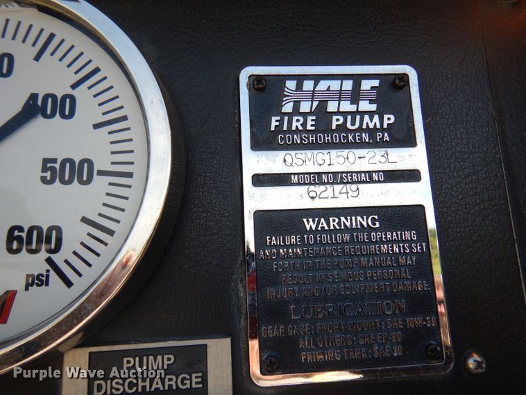 image for item DA5339 1993 Sutphen Deluge  pumper fire truck