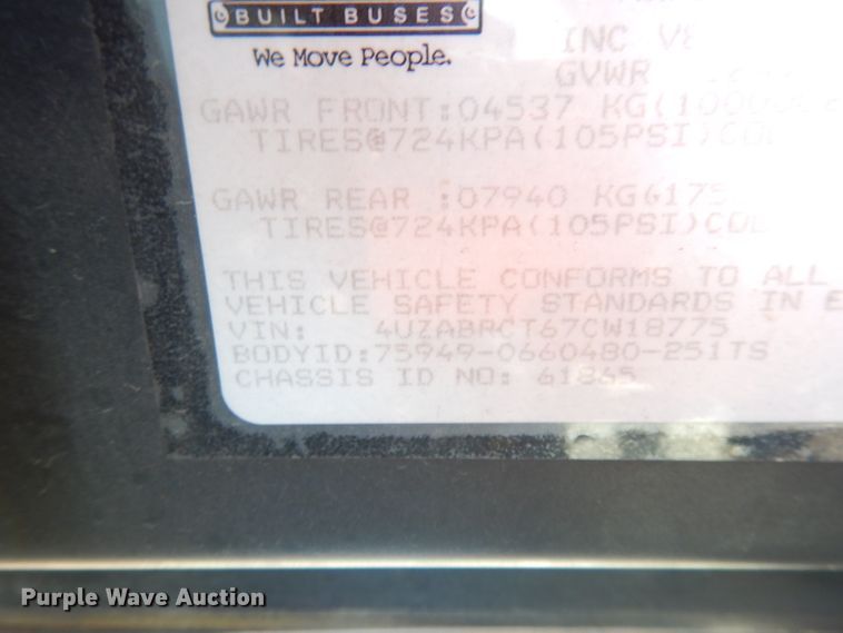image for item DG0726 2007 Freightliner Thomas  school bus