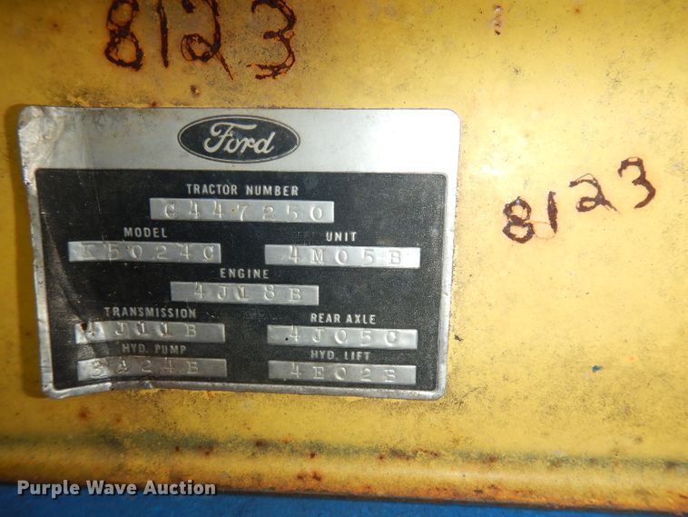 image for item DG0736 Ford 3550  tractor