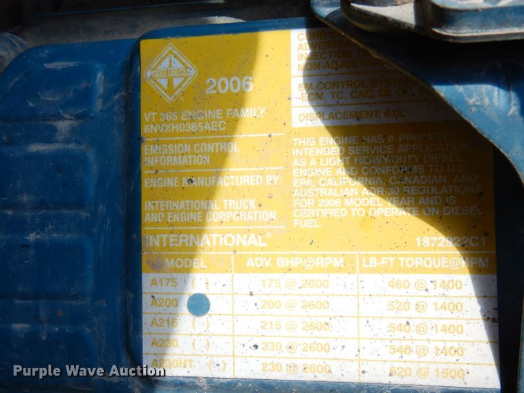 image for item DG0769 2008 International 3000  school bus