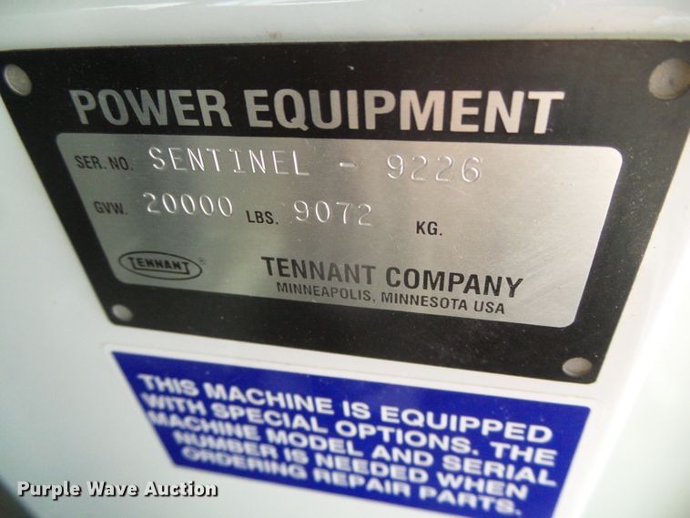 image for item DI5676 Tennent Sentinel  street sweeper truck