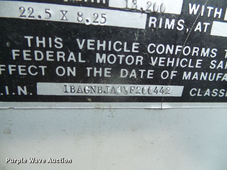 image for item DI5678 2000 Blue Bird LCT40  coach bus