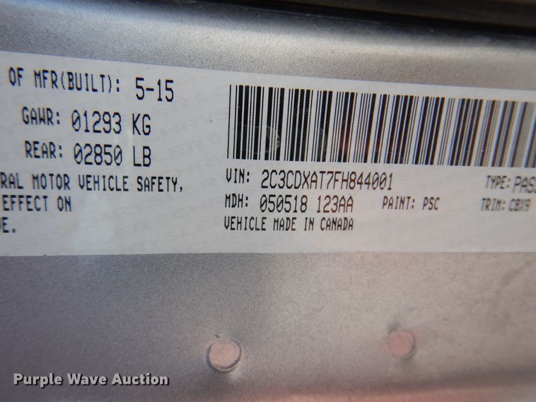 image for item DK8115 2015 Dodge Charger Police