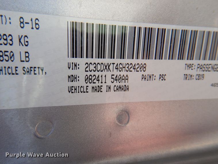 image for item DK8116 2016 Dodge Charger Police