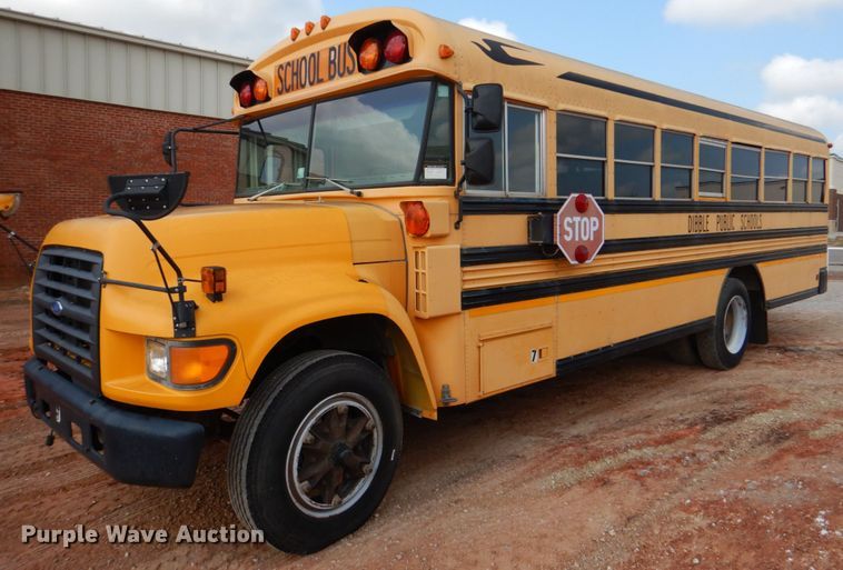 image for item DL0505 1997 Ford B800  school bus