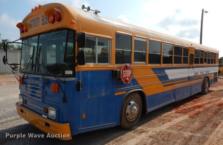 image for item DL0506 1999 Blue Bird All American RE  school bus