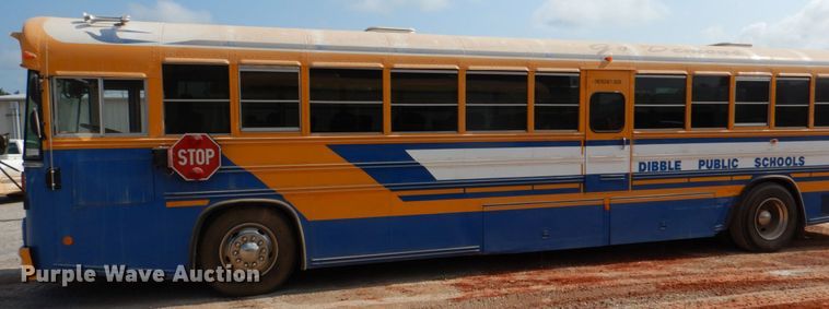 image for item DL0506 1999 Blue Bird All American RE  school bus