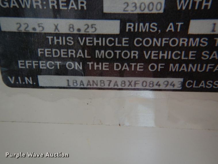 image for item DL0506 1999 Blue Bird All American RE  school bus