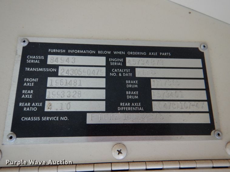 image for item DL0506 1999 Blue Bird All American RE  school bus