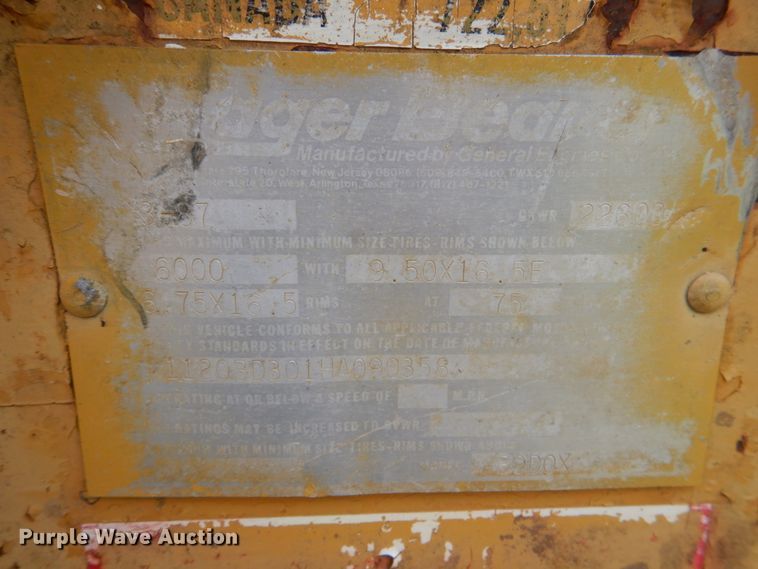 image for item DL0520 1987 Eager Beaver D9D0X  equipment trailer