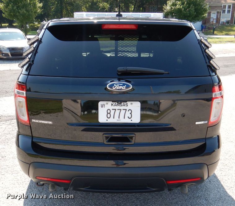 image for item DM0499 2015 Ford Explorer Police Interceptor  SUV